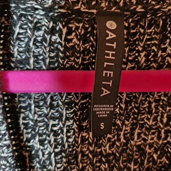 Athleta Shasta V Neck Sweater Wool Blend Gray Size Small - Picture 9 of 10